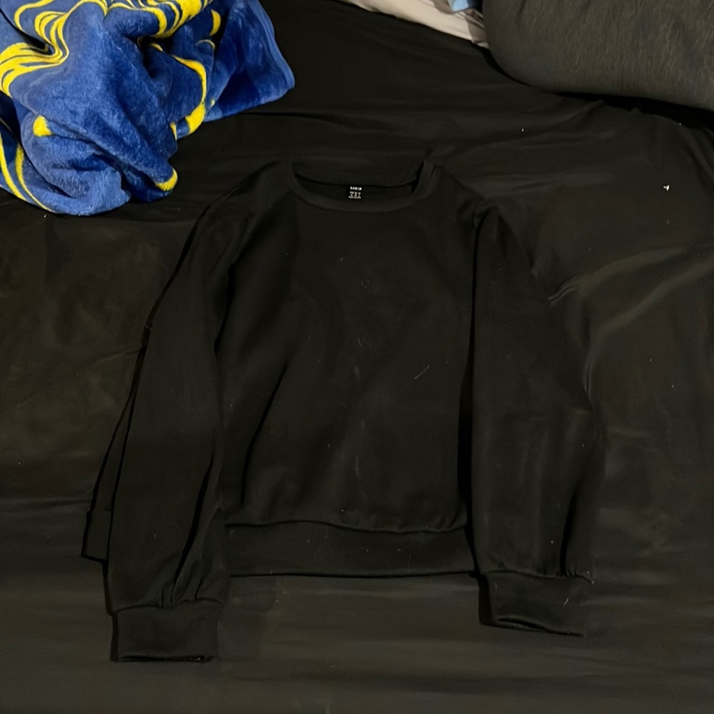 Shein black crew neck